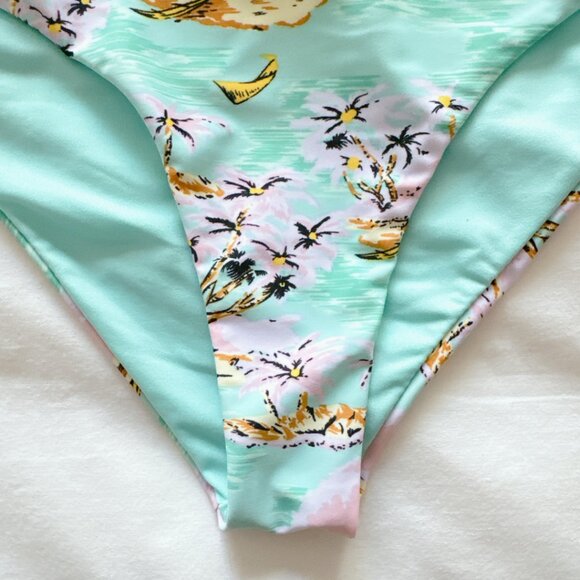 Skinny Dip Hawaii Full Bottoms large NWT women' swimsuit bikini bottoms - Picture 10 of 14
